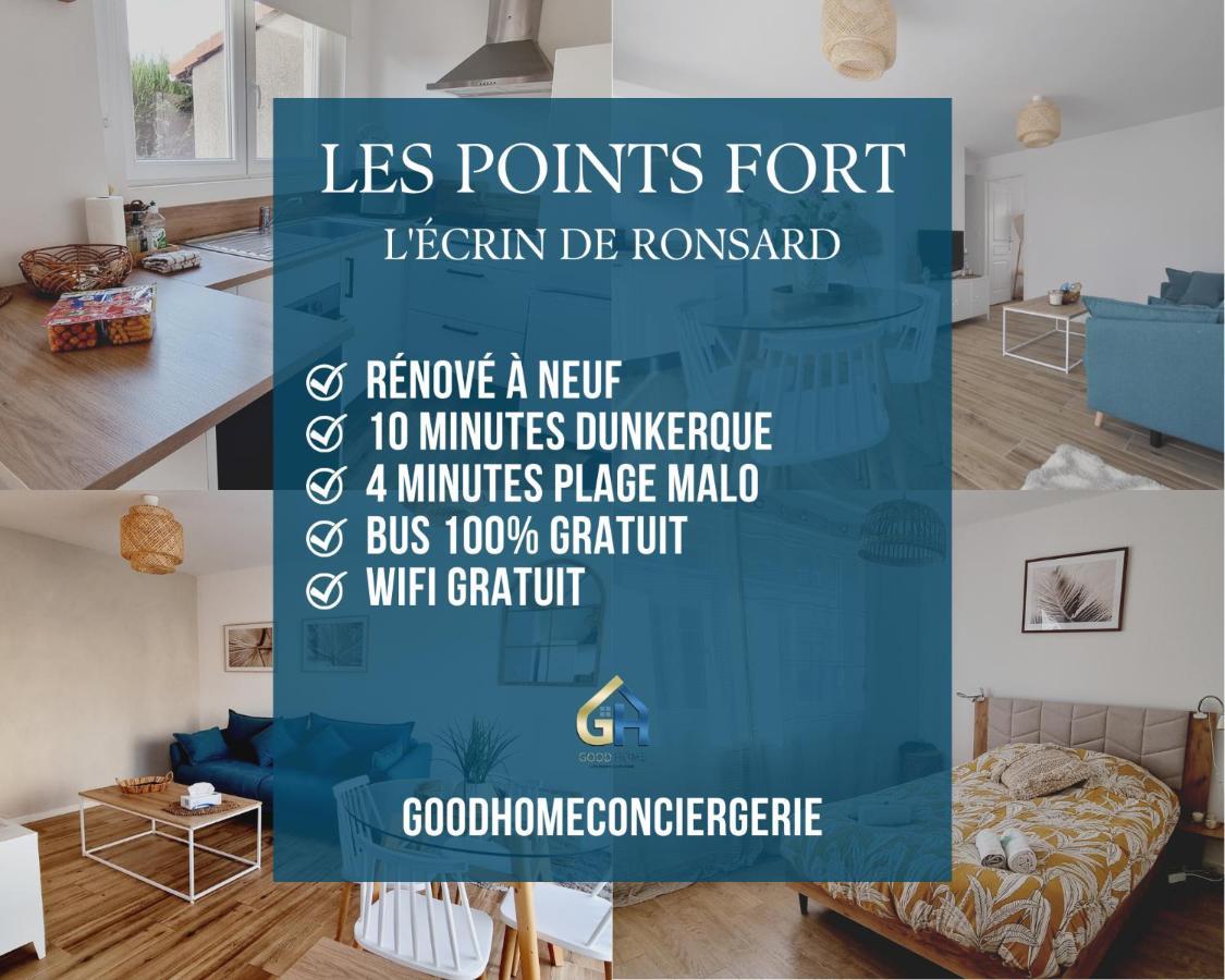 *L'Ecrin De Ronsard*Plage & Centre-Ville Dunkirk Luaran gambar